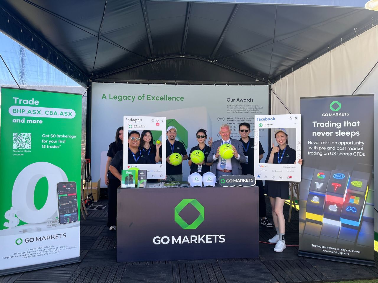 Go Markets being part of the prestigious 2024 Kooyong Classic